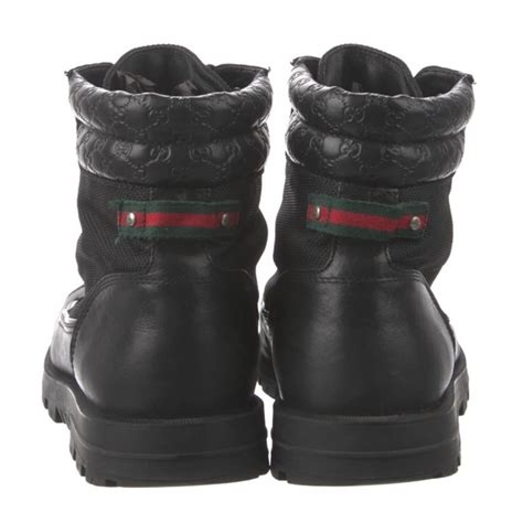 gucci meguro trek boot|gucci signoria ankle boots.